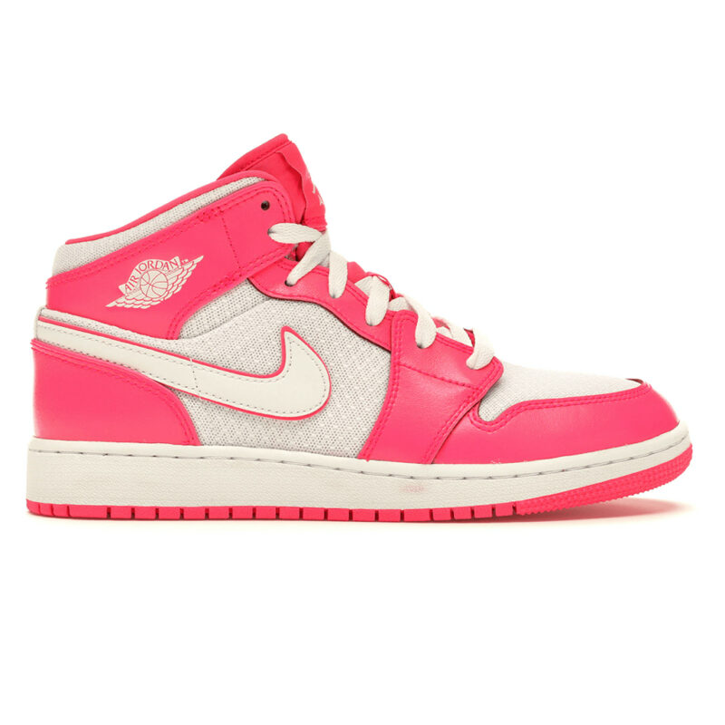 Giày Air Jordan 1 Mid Hyper Pink White Best Quality