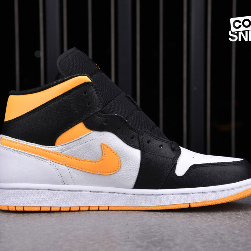 Giày Air Jordan 1 Mid Laser Orange Black Best Quality