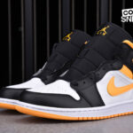 Giày Air Jordan 1 Mid Laser Orange Black Best Quality