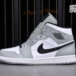 Giày Air Jordan 1 Mid ‘Light Smoke Grey’ V1 Best Quality