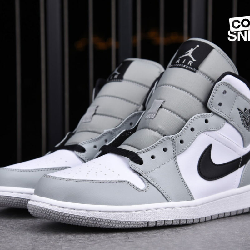 Giày Air Jordan 1 Mid ‘Light Smoke Grey’ V1 Best Quality