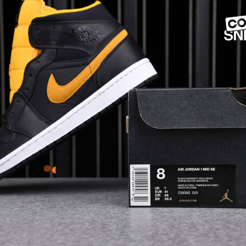 Giày Air Jordan 1 Mid SE ‘Black Gold’ Best Quality