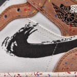 Giày Air Jordan 1 Mid SE Brushstroke Best Quality