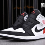 Giày Air Jordan 1 Mid SE Union Black Toe Best Quality