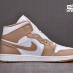 Giày Air Jordan 1 Mid ‘Tan Gum’ Best Quality