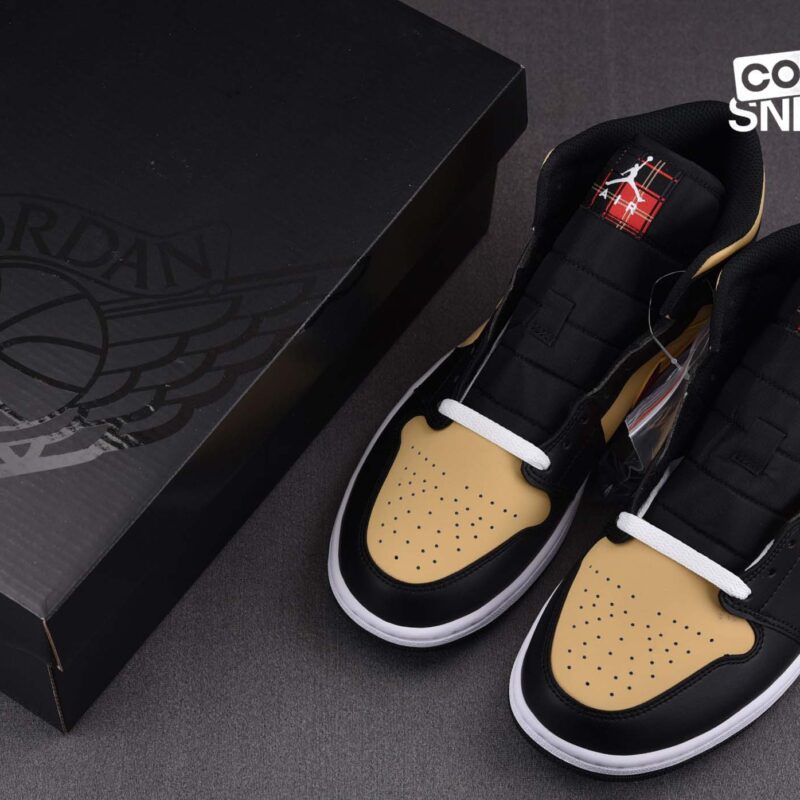 Giày Air Jordan 1 Mid ‘Tartan Swoosh’ Best Quality