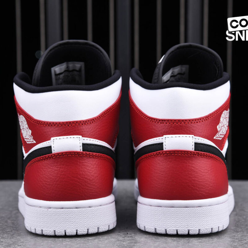 Giày Air Jordan 1 Mid ‘White Chicago Remix’ Best Quality