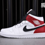 Giày Air Jordan 1 Mid ‘White Chicago Remix’ Best Quality