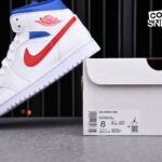 Giày Air Jordan 1 Mid ‘White Red Royal’ Best Quality