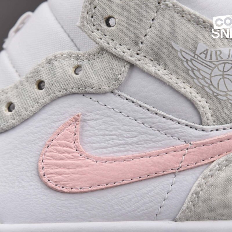 Giày Air Jordan 1 Mid Wmns SE ‘White Light Iron Ore’ Best Quality