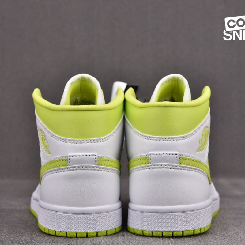 Giày Air Jordan 1 Mid Wmns ‘White Lime’ Best Quality