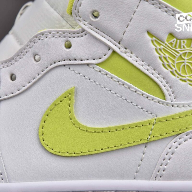 Giày Air Jordan 1 Mid Wmns ‘White Lime’ Best Quality