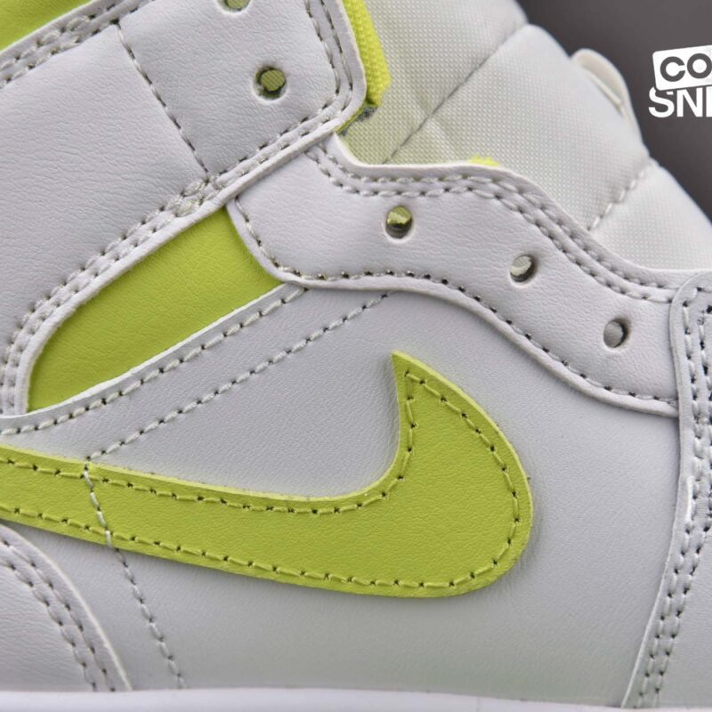 Giày Air Jordan 1 Mid Wmns ‘White Lime’ Best Quality