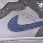 Giày Air Jordan 1 Mid Wolf Grey Aluminum Best Quality