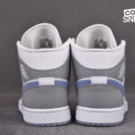 Giày Air Jordan 1 Mid Wolf Grey Aluminum Best Quality