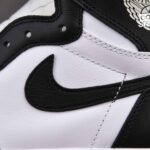 Giày Air Jordan 1 Retro High Black White Best Quality