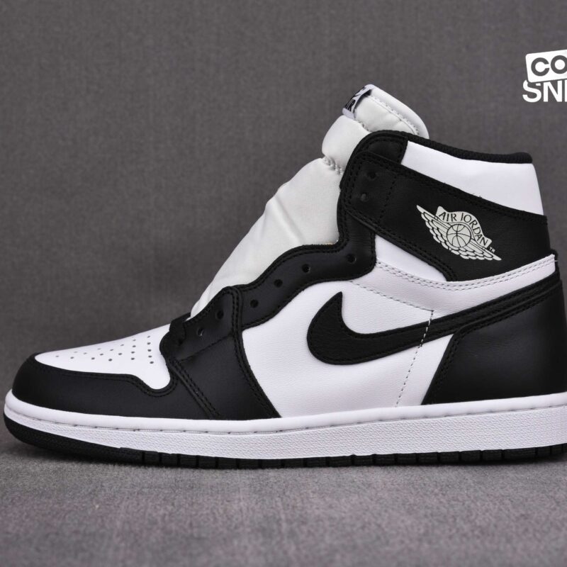 Giày Air Jordan 1 Retro High Black White Best Quality