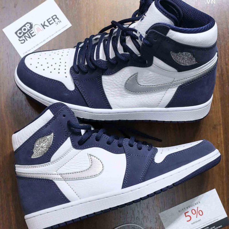 Giày Air Jordan 1 Retro High COJP Midnight Navy Best Quality