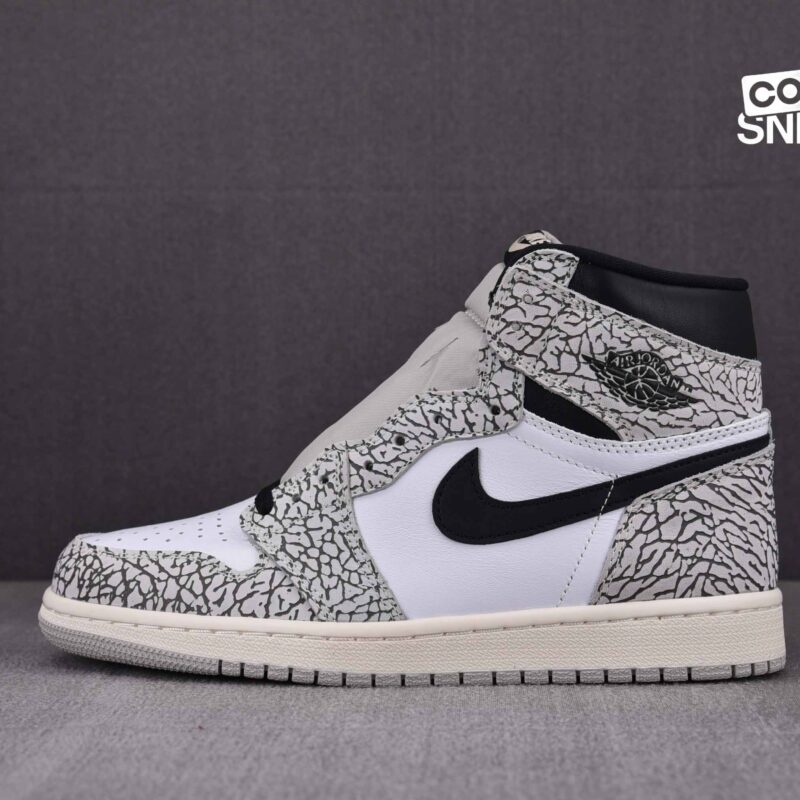 Giày Air Jordan 1 Retro High OG White Cement Best Quality