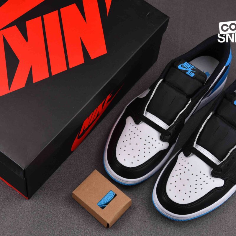 Giày Air Jordan 1 Retro Low OG – Black Dark Powder Blue Best Quality