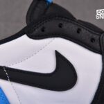 Giày Air Jordan 1 Retro Low OG – Black Dark Powder Blue Best Quality