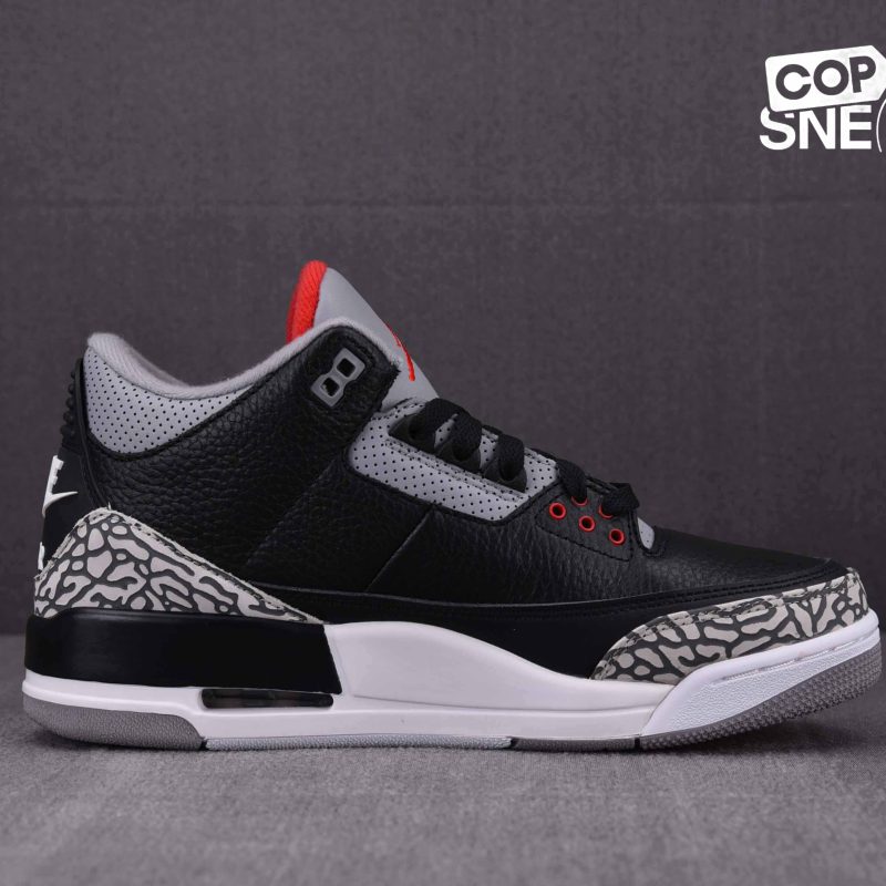 Giày Air Jordan 3 Retro Black Cement Best Quality