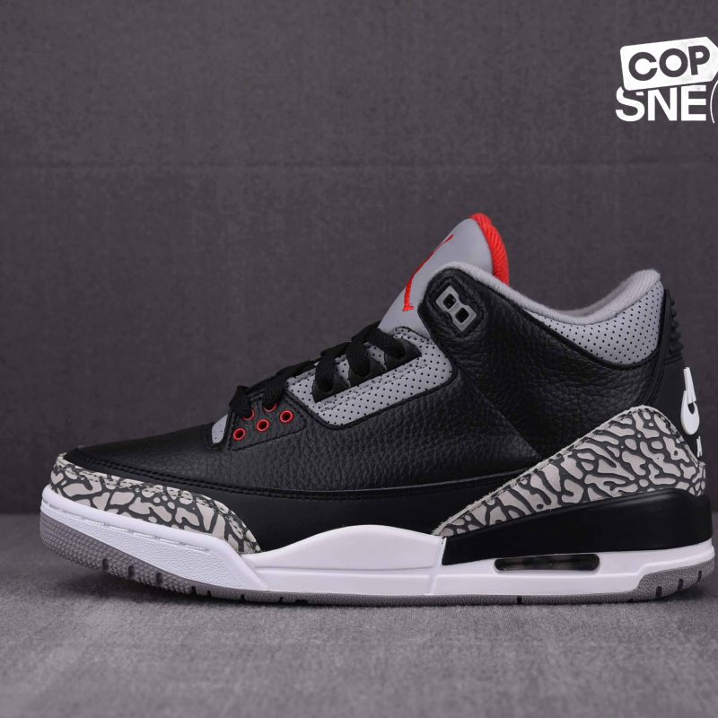 Giày Air Jordan 3 Retro Black Cement Best Quality