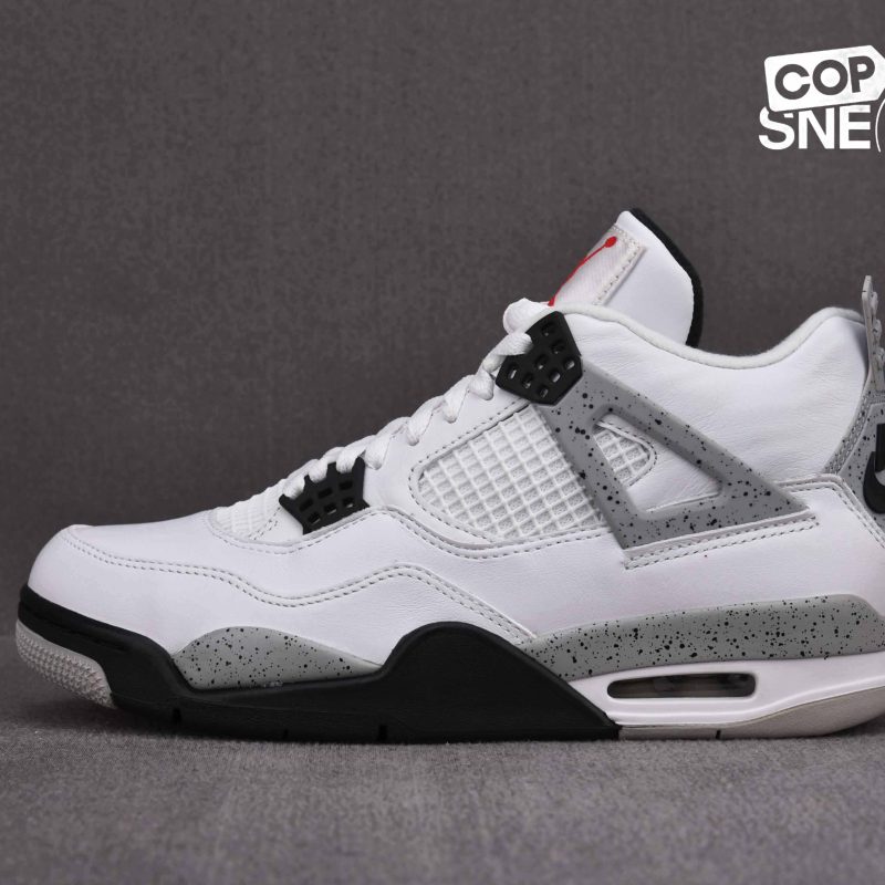 Giày Air Jordan 4 Retro OG White Cement Best Quality