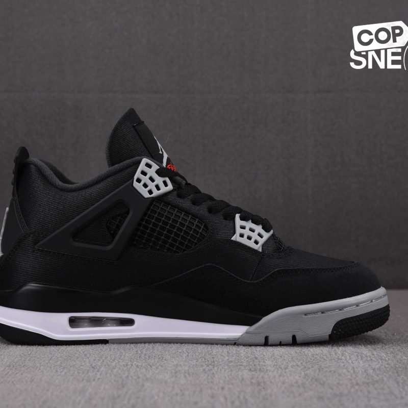 Giày Air Jordan 4 Retro SE ‘Black Canvas’ Best Quality