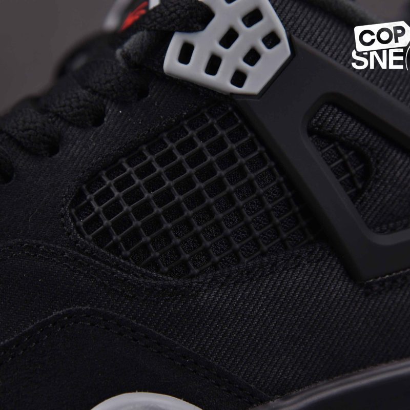 Giày Air Jordan 4 Retro SE ‘Black Canvas’ Best Quality