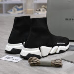 Giày Balenciaga Man Black And White Speed 2.0 Best Quality