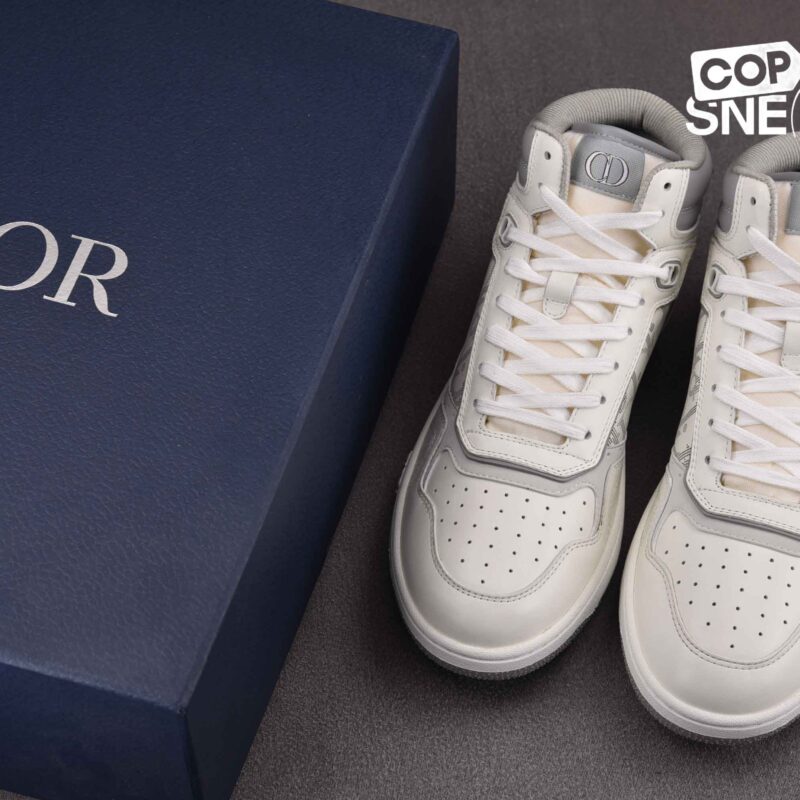 Giày Dior B27 High White Gray Best Quality