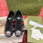 Giày Gucci Ace Bee Print Black Best Quality