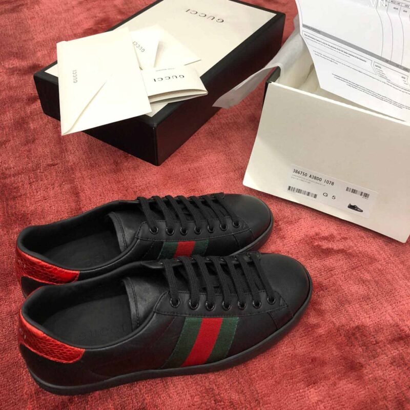 Giày Gucci Ace Black Best Quality