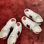 Giày Gucci Ace Embroidered Hearts Best Quality