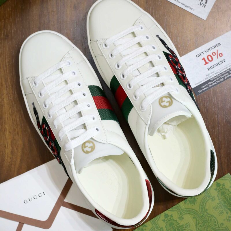 Giày Gucci Ace Embroidered Snake Best Quality