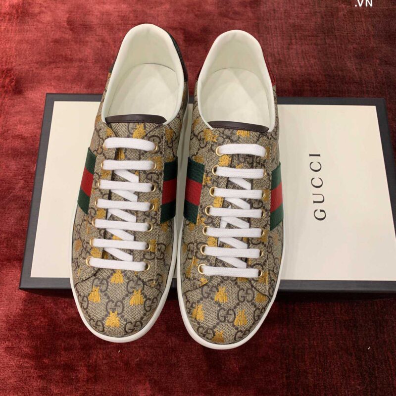 Giày Gucci Ace GG Supreme Bees Best Quality