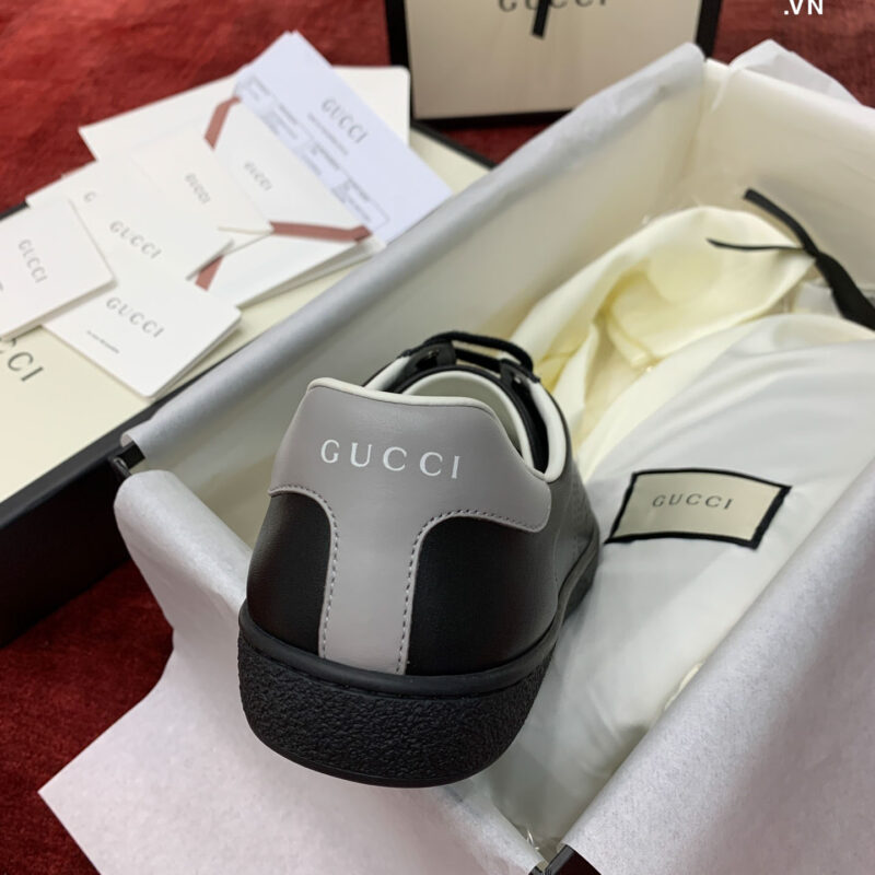 Giày Gucci Ace Sneaker with Interlocking G Black Best Quality