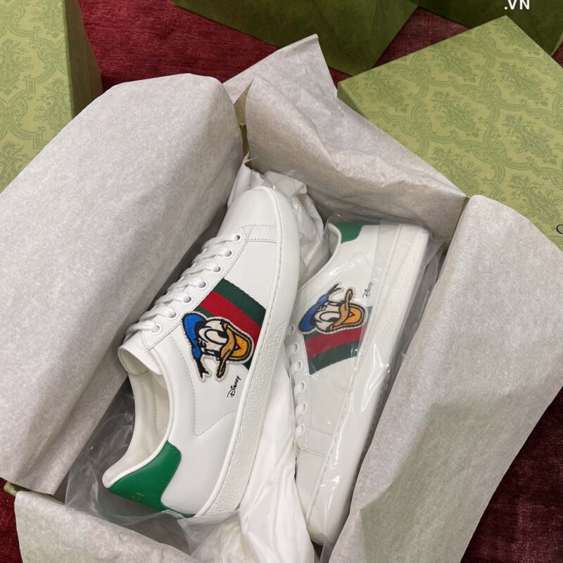 Giày Gucci Ace x Disney Donald Duck Best Quality