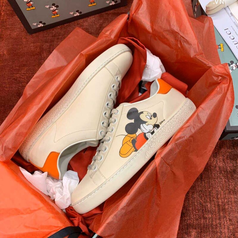 Giày Gucci Ace x Disney Ivory Best Quality