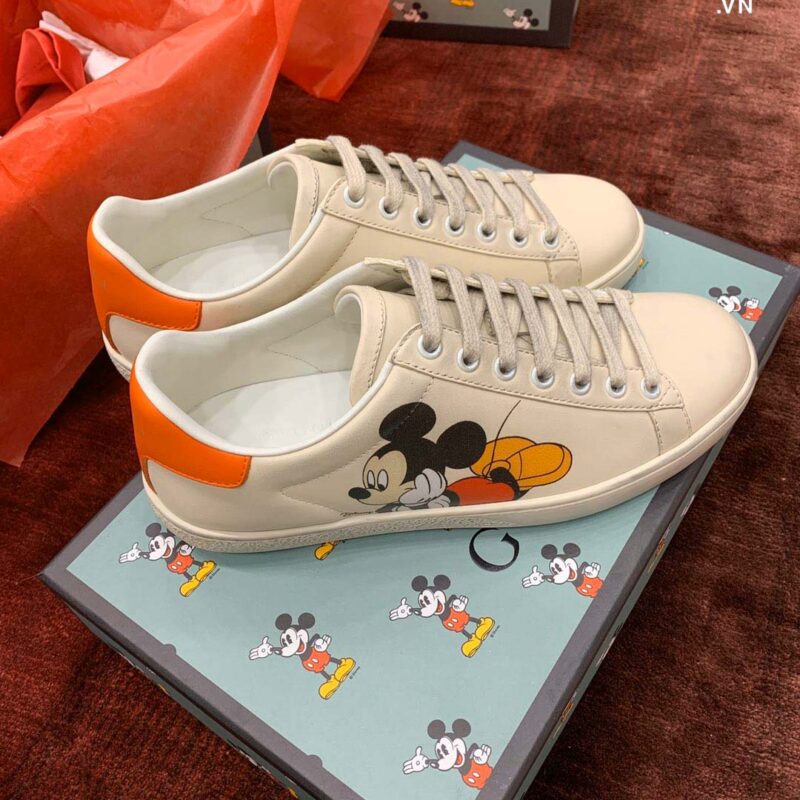 Giày Gucci Ace x Disney Ivory Best Quality