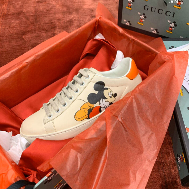 Giày Gucci Ace x Disney Ivory Best Quality