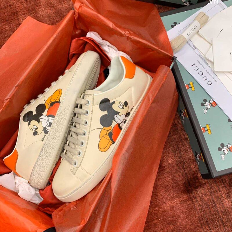 Giày Gucci Ace x Disney Ivory Best Quality