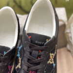 Giày Gucci GG Black Sneaker ‘Multicolor’ Best Quality