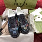 Giày Gucci GG Black Sneaker ‘Multicolor’ Best Quality