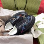 Giày Gucci GG Black Sneaker ‘Multicolor’ Best Quality