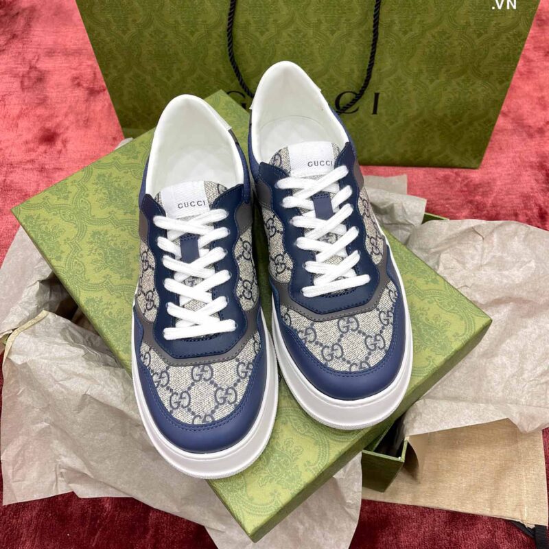 Giày Gucci GG Sneaker 'Blue Beige' Best Quality