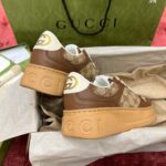 Giày Gucci GG Sneaker GG Beige Ebony Best Quality