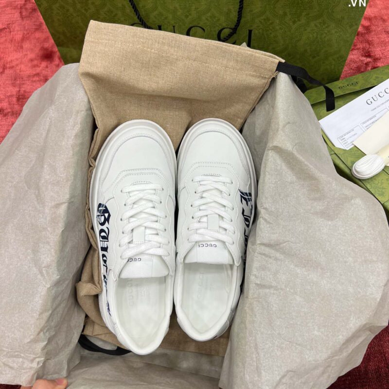 Giày Gucci GG Sneaker Logo White Best Quality