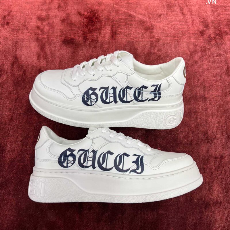 Giày Gucci GG Sneaker Logo White Best Quality